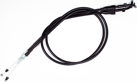 MOTION PRO BLACK VINYL THROTTLE PUSH-PULL CABLE SET - 05-0166